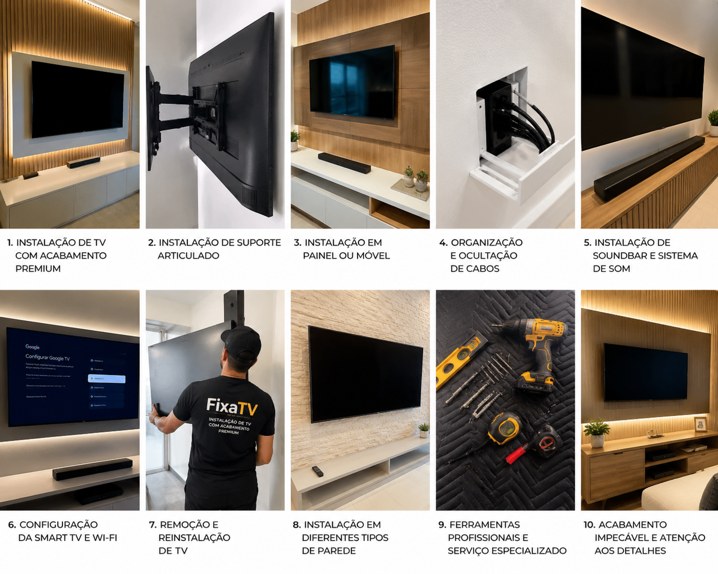 Trabalho realizado por Fixa Tv